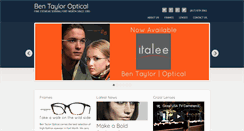 Desktop Screenshot of bentayloroptical.com