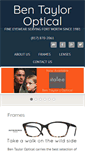 Mobile Screenshot of bentayloroptical.com